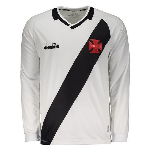Camiseta Vasco da Gama Diadora 2ª ML 2019-2020 Blanco